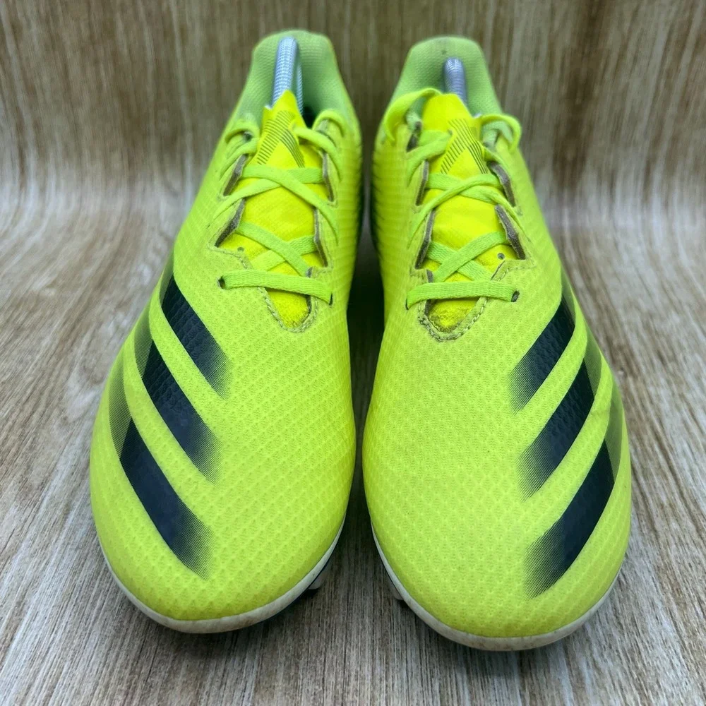 Adidas X Ghosted.4 FG Men's Size 10.5 Soccer Cleats Neon Yellow Black‎ Football